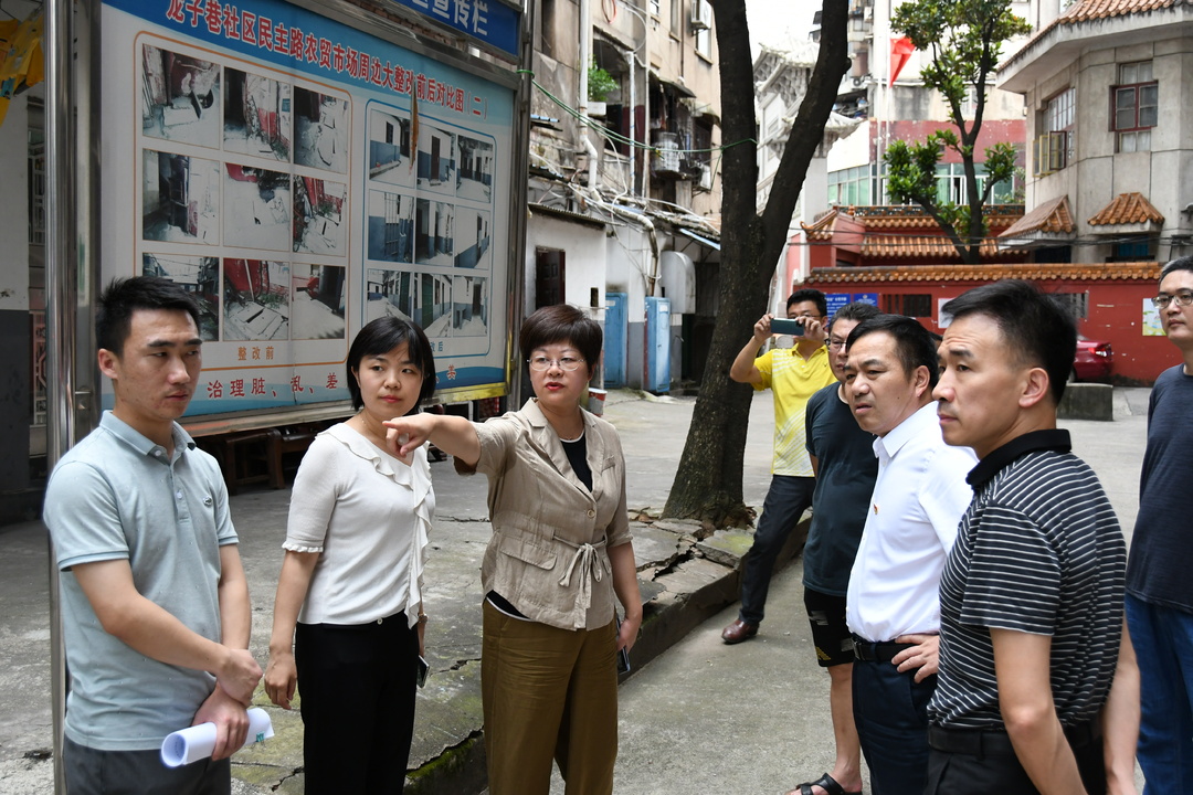 刘永珍到雨湖区督查文明城市建设工作