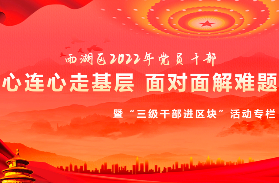 雨湖区2022年党员干部“心连心走基层、面对面解难题”暨“三级干部进区块”活动专栏