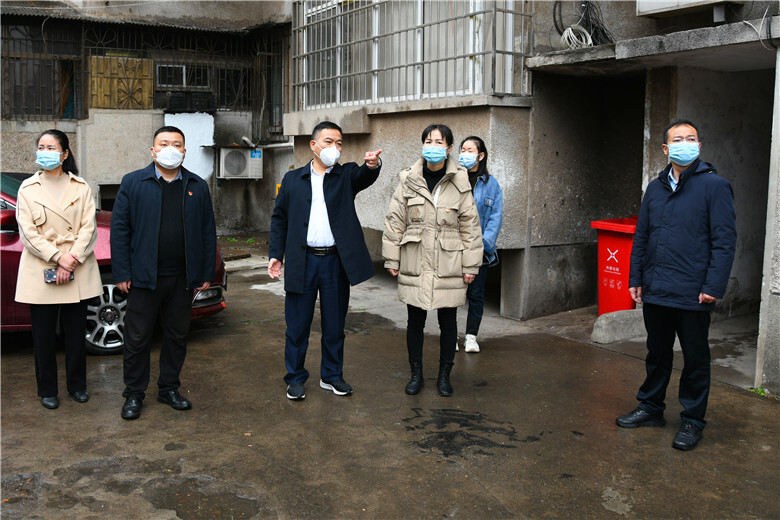 段伟长督导辖区爱国卫生运动有关工作