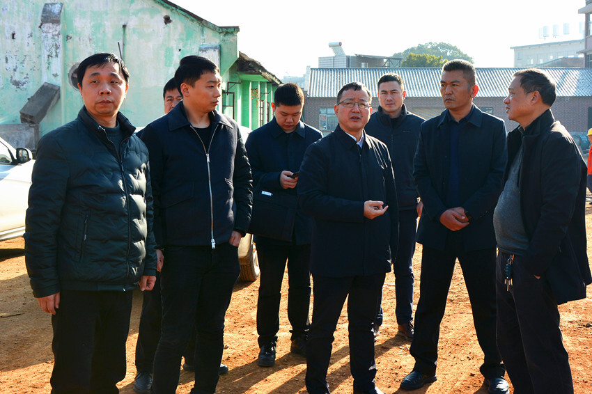 柳军辉实地调研辖区重点项目建设情况