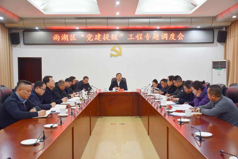 段伟长主持召开“党建提级”工程调度会