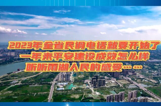 视频丨一年来平安建设成效怎么样，请听雨湖人民的感受……