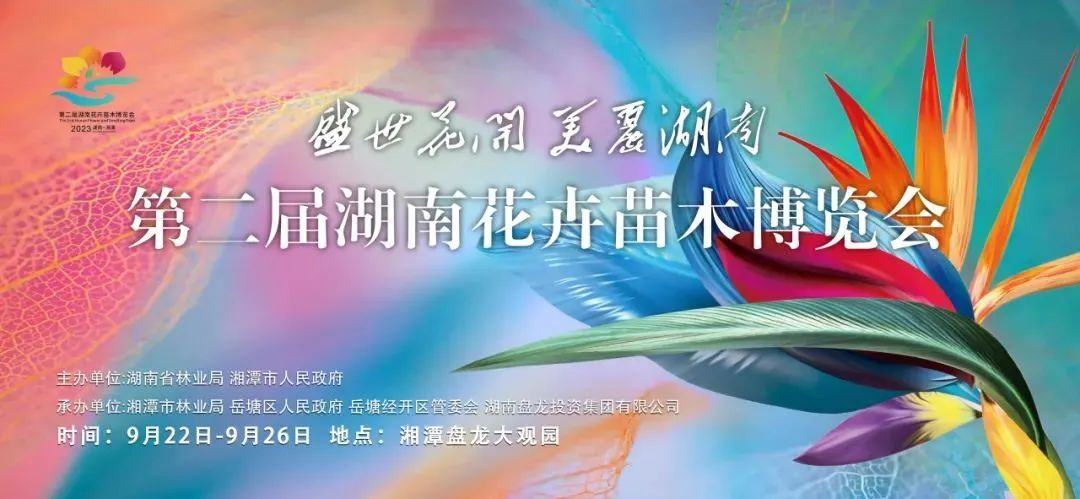 直播丨第二届湖南花卉苗木博览会开幕式