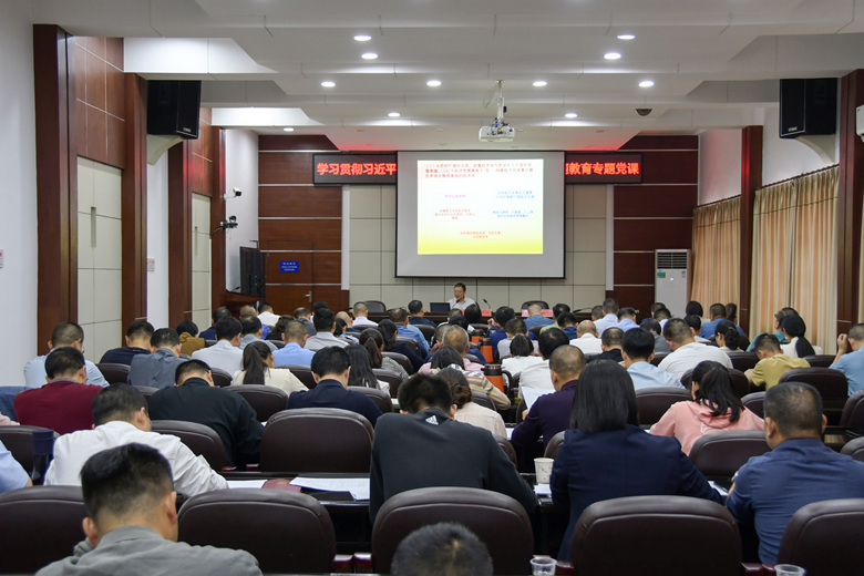 雨湖区人民政府党组开展学习贯彻习近平新时代中国特色社会主义思想主题教育集中学习