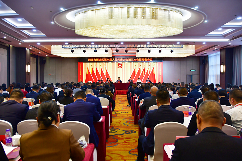 【两会进行时】雨湖区第七届人民代表大会第三次会议预备会议召开