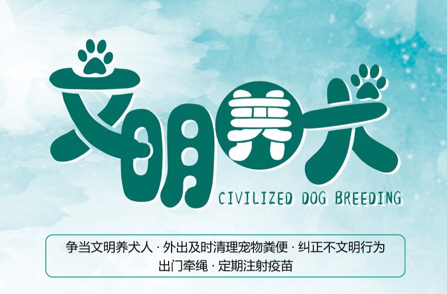 海报｜牵好“文明绳”，争做文明养犬人