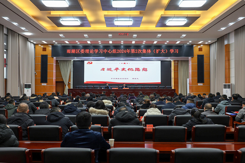 雨湖区委理论学习中心组举行2024年第2次集体（扩大）学习