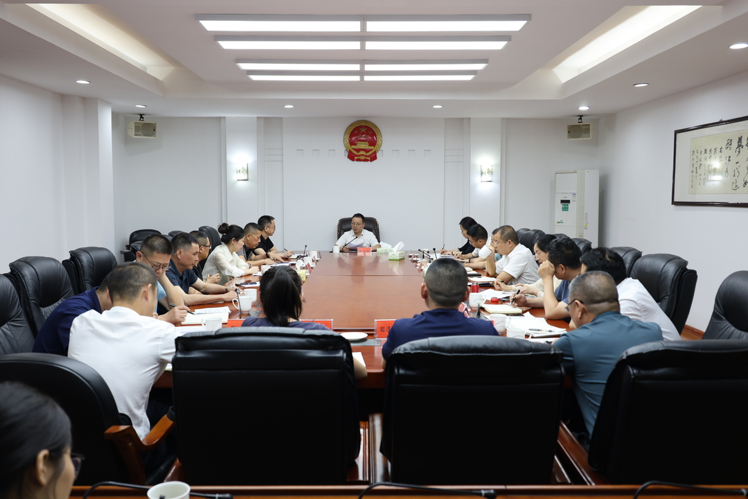 柳军辉主持召开砂子岭商圈调研座谈会