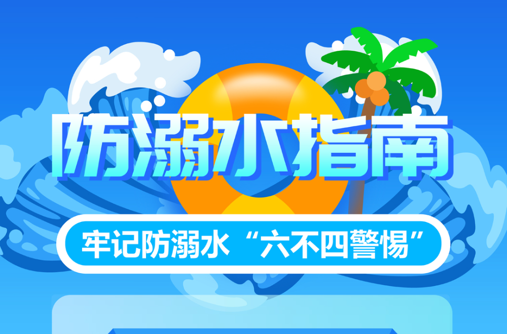 海报｜防溺水“六不四警惕”，这组海报为您划重点