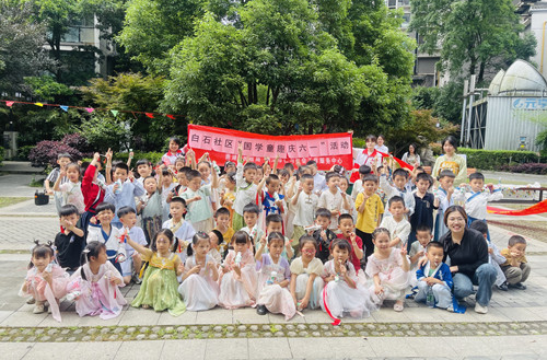白石社区：开展“国学童趣庆六一”主题活动