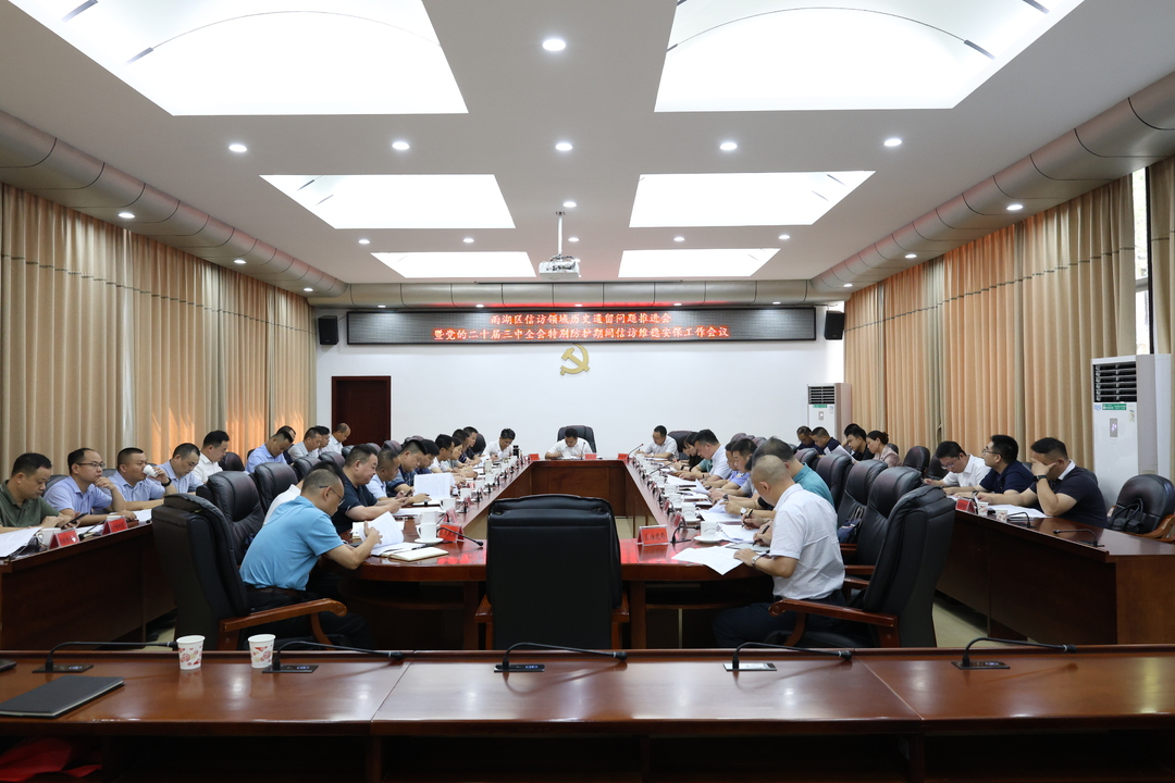 雨湖区召开信访领域历史遗留问题推进会