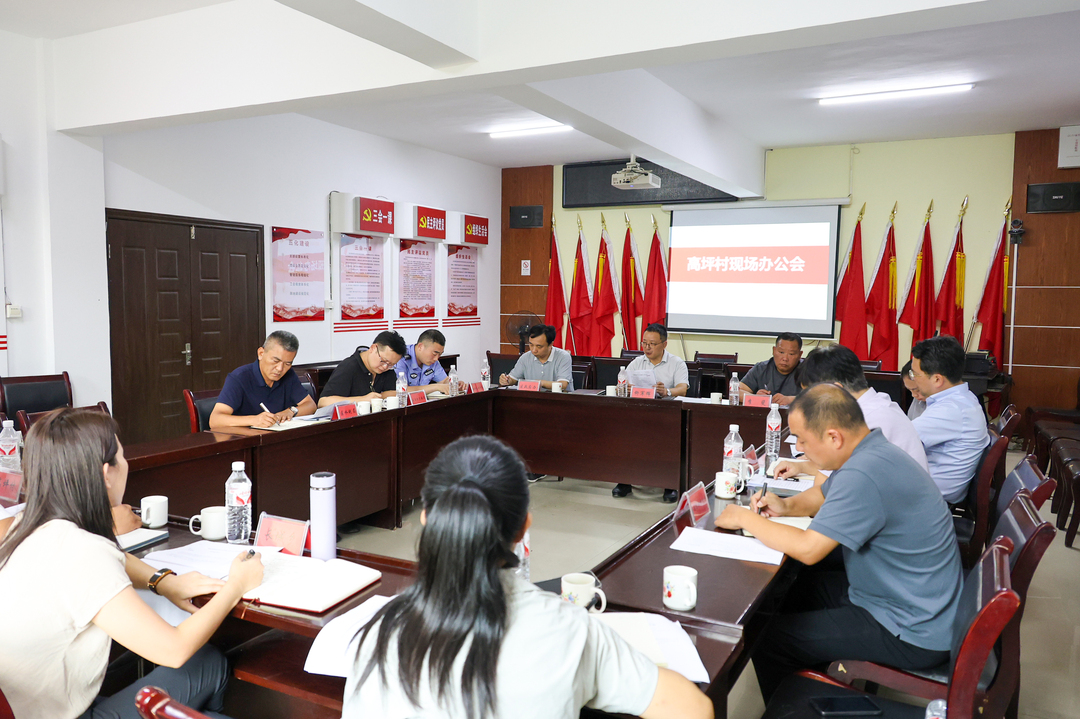 柳军辉到长城乡高坪村现场办公
