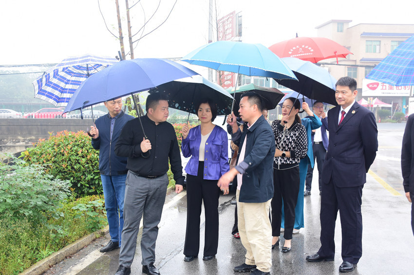 市人民政府副秘书长黎杰来雨湖区开展巡河、巡林、巡路工作