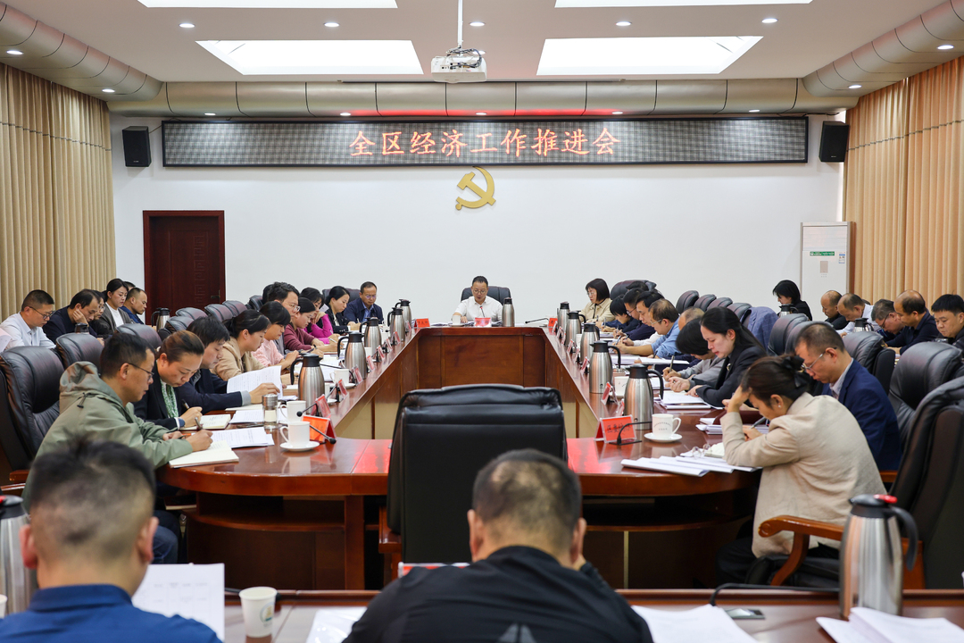 柳军辉主持召开全区经济工作推进会议