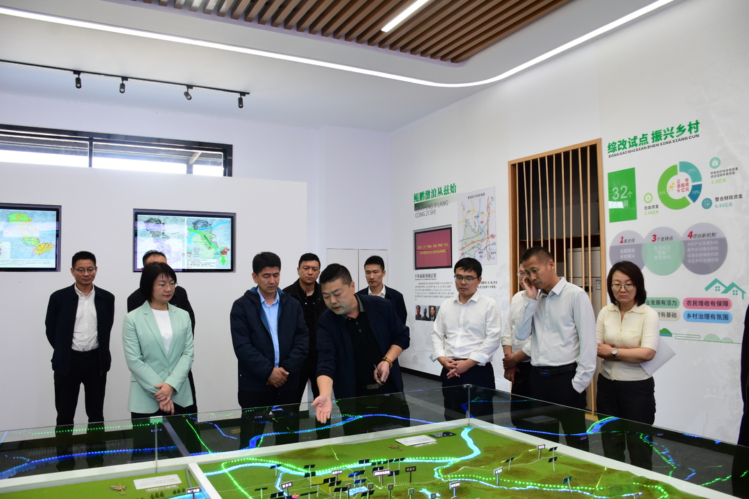 吐鲁番市高昌区党政代表团来雨湖区考察交流