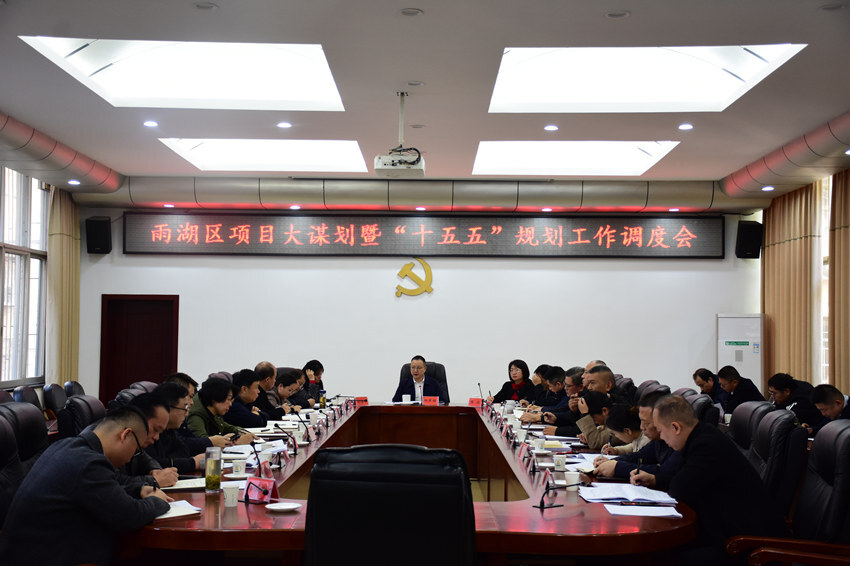 雨湖区召开项目大谋划暨“十五五”规划工作调度会