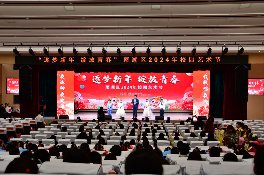 雨湖区举行2024年校园艺术节展演活动