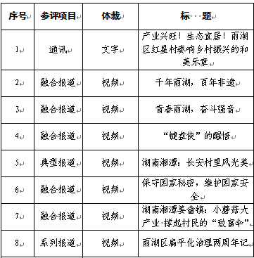 关于报送2024年度湘潭新闻奖评选作品的公示