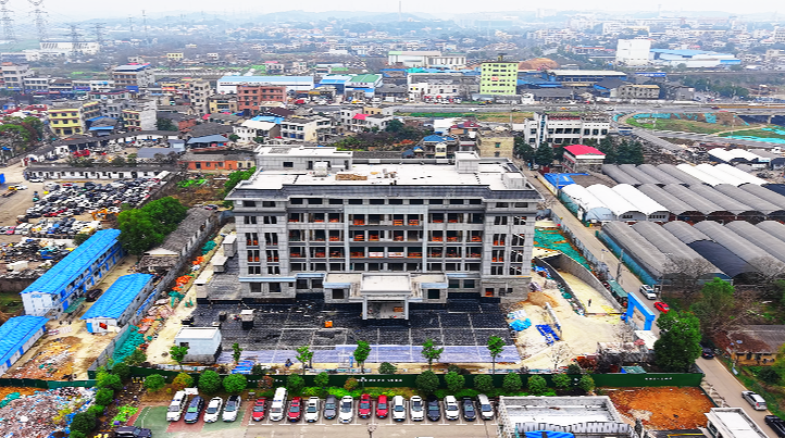 雨湖区中医医院建设项目进入“精装”阶段  预计今年10月1日投入使用