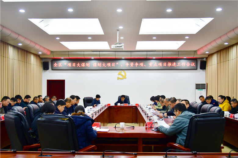 雨湖区召开“项目大谋划 谋划大项目”、争资争项、重点项目推进工作会