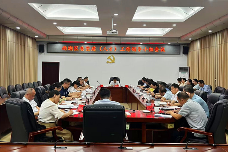 陈小平主持召开区委党建(人才)工作领导小组会议