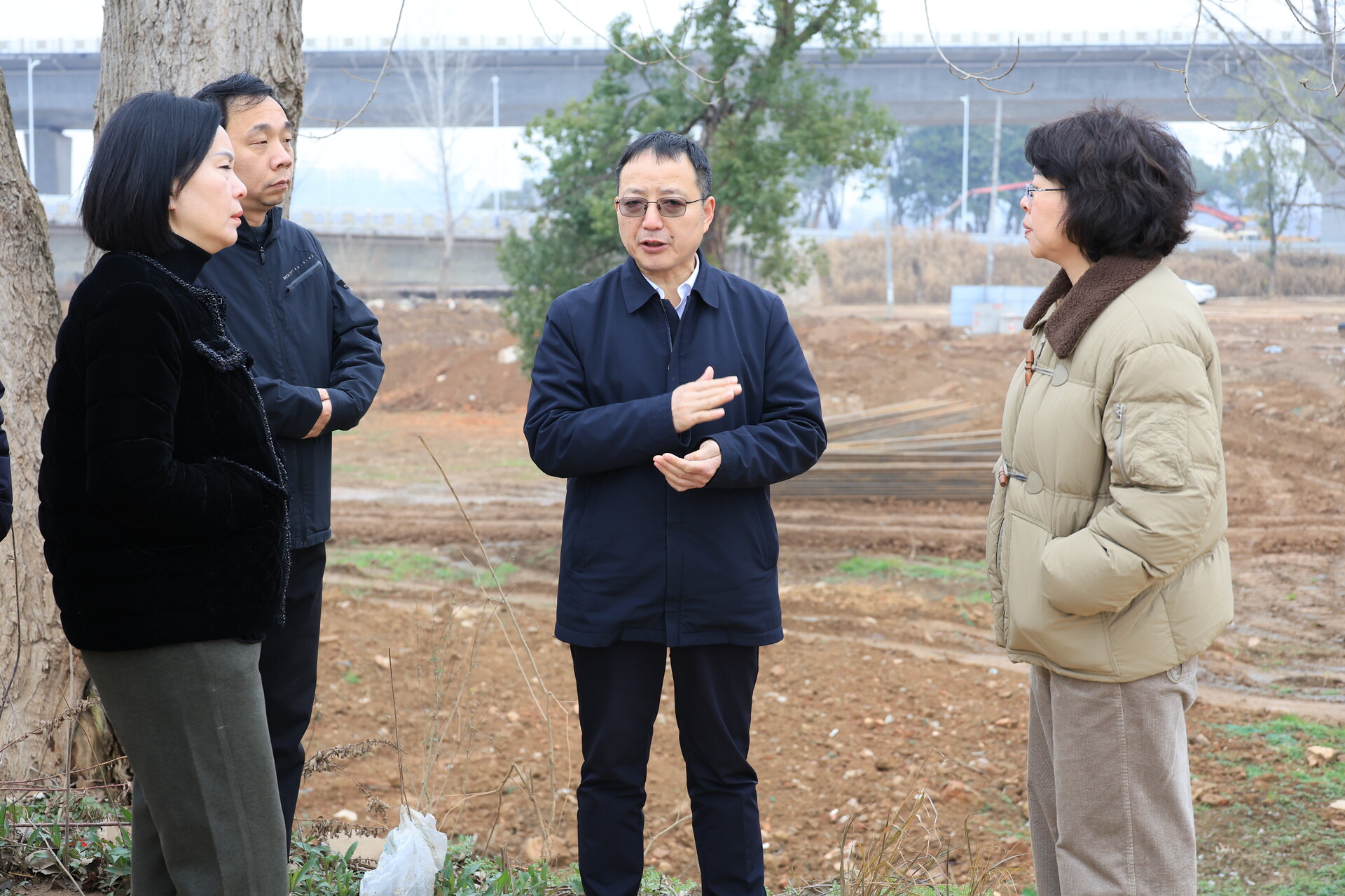 柳军辉实地督导旅发大会雨湖区重点项目建设