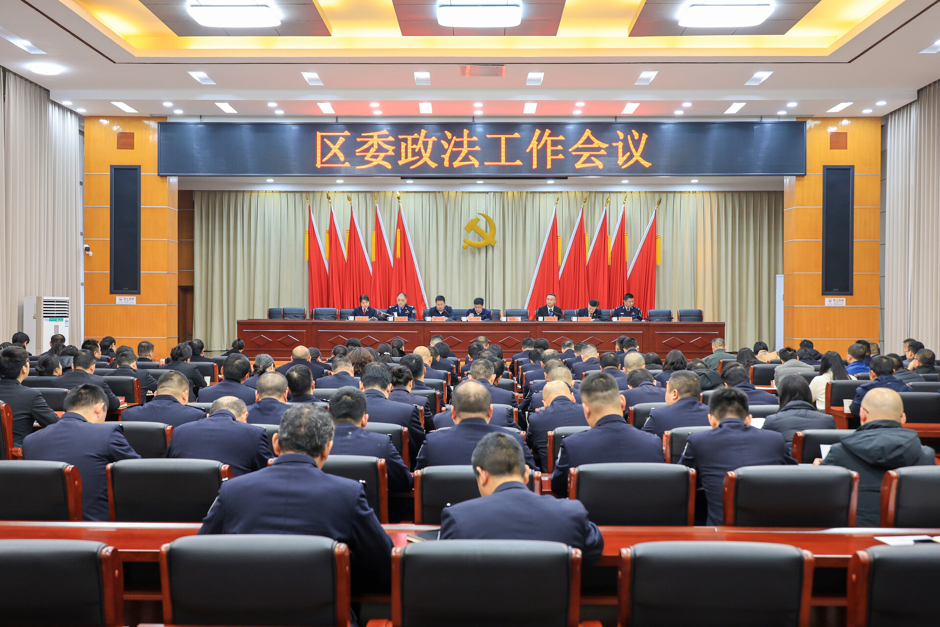 雨湖区召开区委政法工作会议
