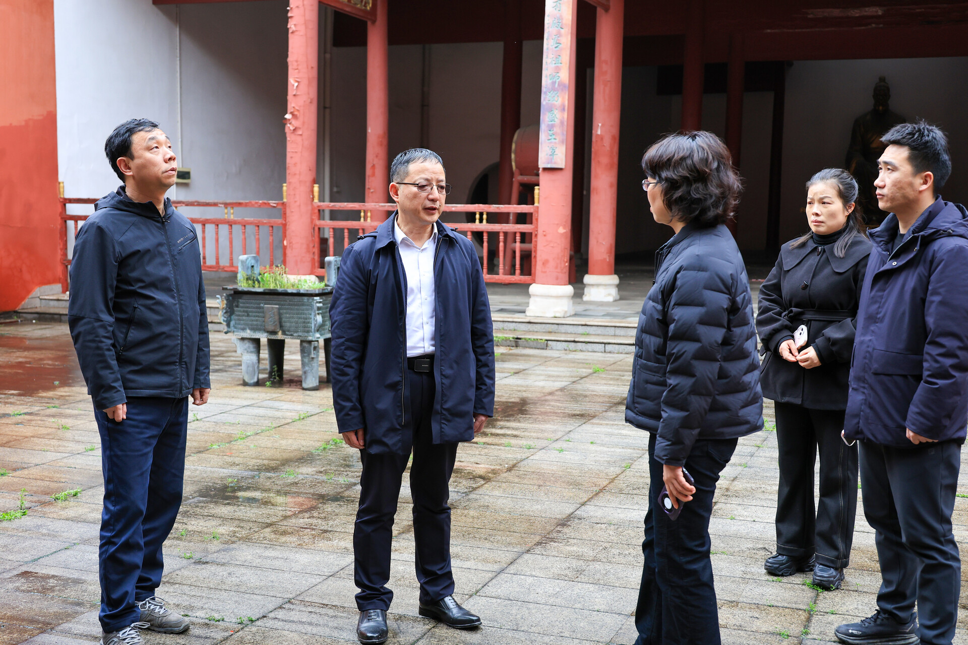 柳军辉督查雨湖区文物保护工作