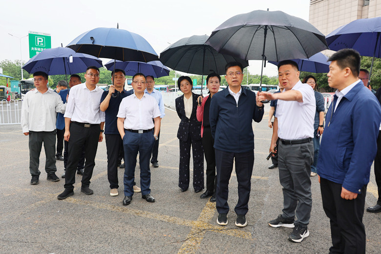陈小平、柳军辉带队调研第六届湖南旅发大会雨湖区观摩点位线路