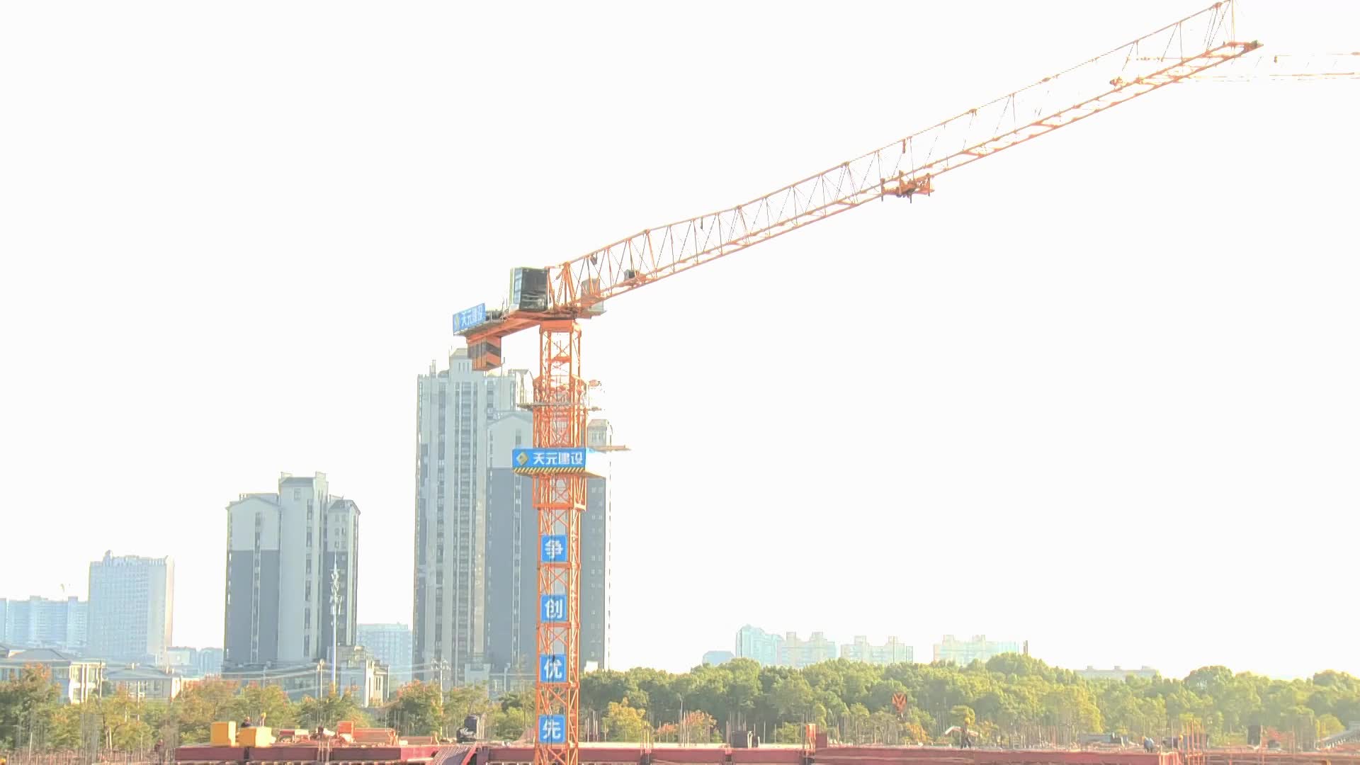 视频丨雨湖区建元中学：工程进度已经完成30%