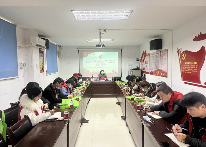 长城乡召开新时代文明实践工作交流会