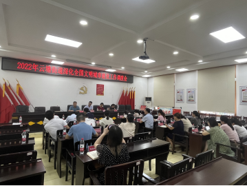区领导到云塘街道调度深化全国文明城市建设工作