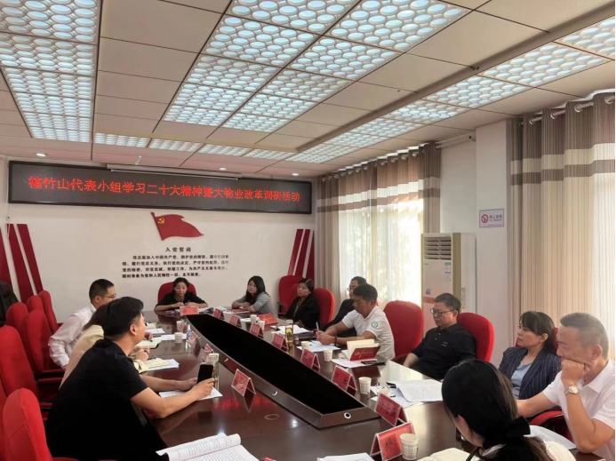 楠竹山人大代表小组开展学习调研活动