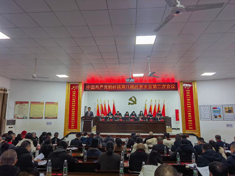 中国共产党鹤岭镇第八次代表大会第二次会议胜利召开
