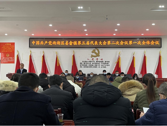 中共雨湖区姜畲镇第三届代表大会第二次会议胜利召开
