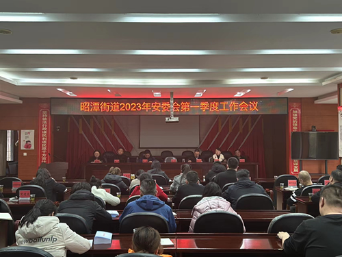昭潭街道召开2023年第一季度安委会全体会议