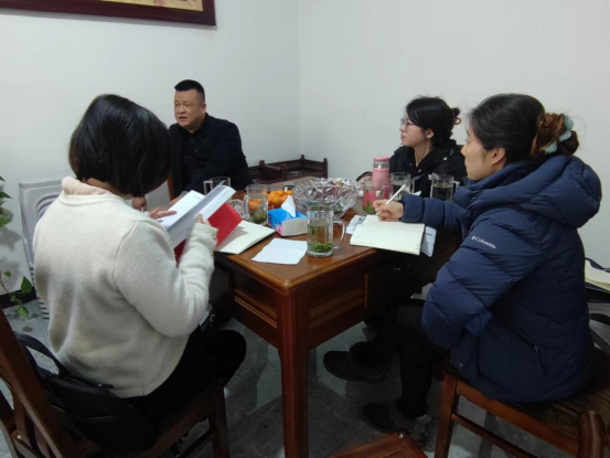姜畲镇走访商会开展交流座谈活动