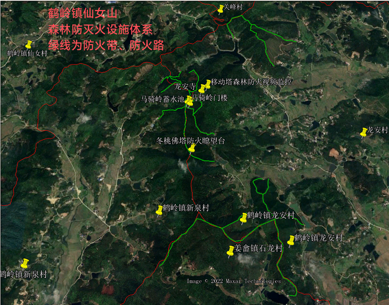 鹤岭镇：防火带与蓄水池相结合，构建绿色“防火墙”