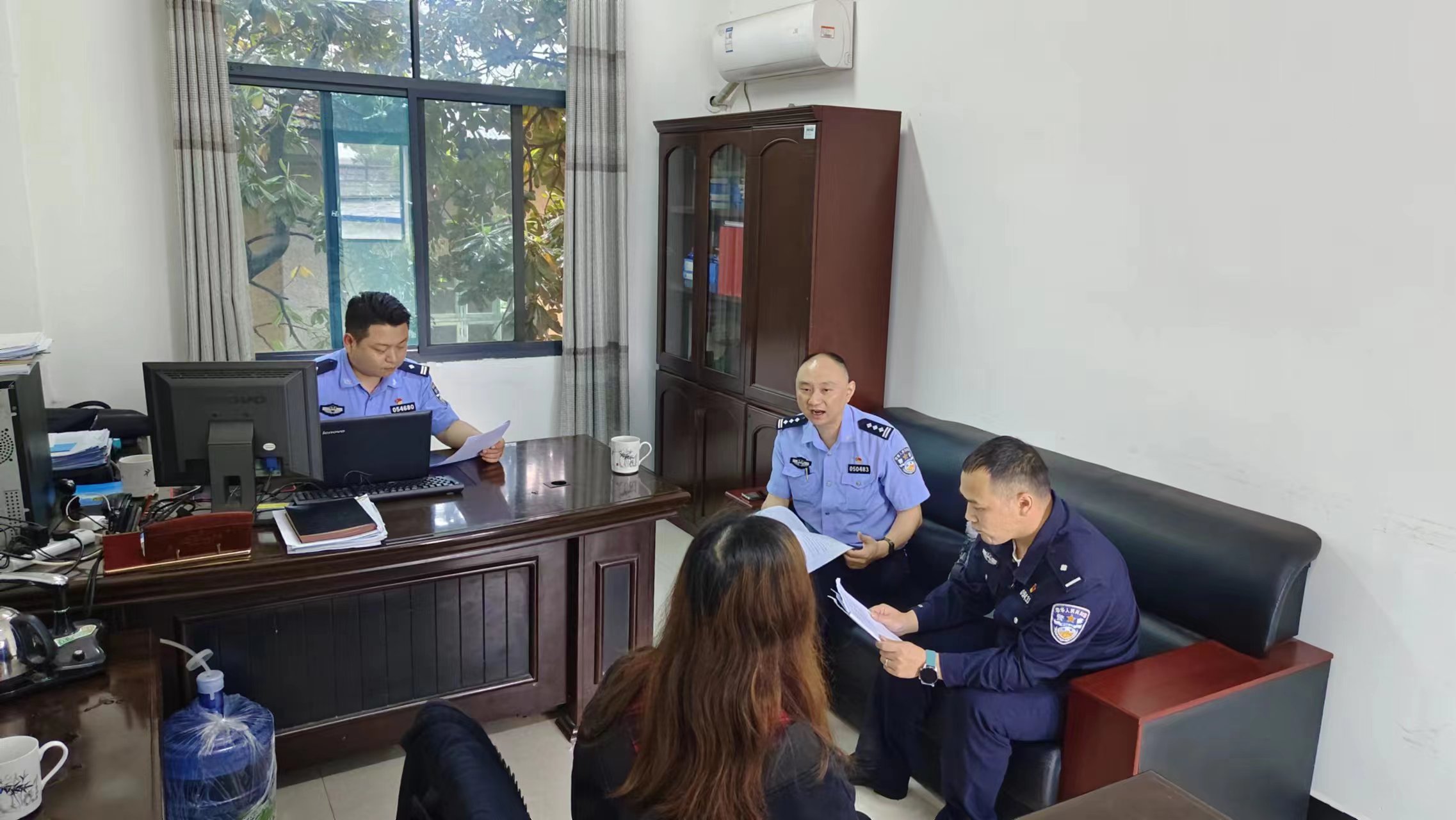 区禁毒委到楠竹山镇督导禁毒工作