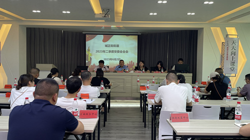 城正街街道安委会召开2023年二季度安委会全会暨“安全生产月”活动启动仪式