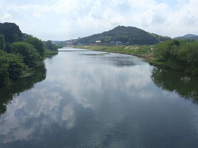 鹤岭镇治理靳江河四乱问题，扎实推进河长制工作