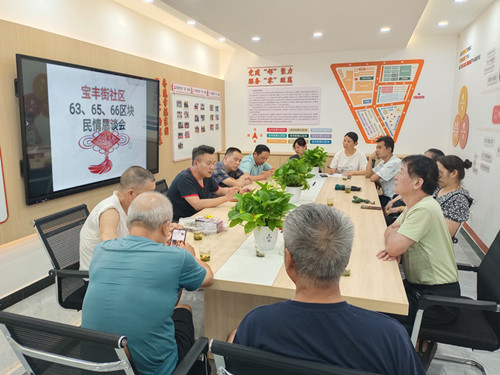 宝丰街社区：民情恳谈话民生，家园党建共自治