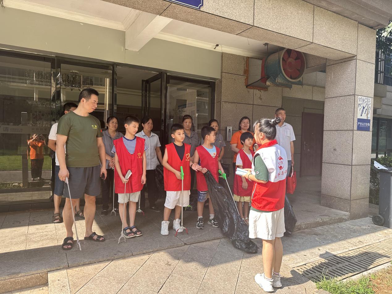 民乐社区：开展“文明始于心，环保践于行”暑期实践活动