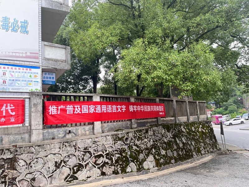 鹤岭镇开展“民族团结进步宣传月”活动