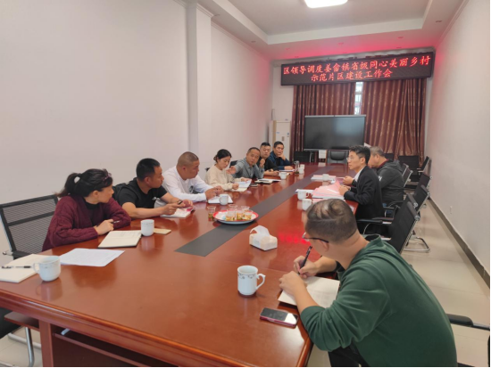 区领导调度姜畲镇省级同心美丽乡村示范片区建设工作会