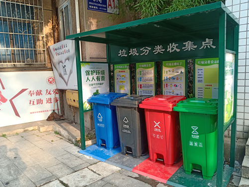 【创建惠民】万楼街道：增设垃圾分类亭，促文明卫生习惯养成