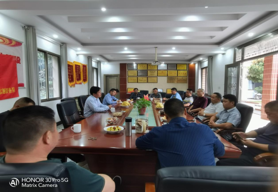 姜畲镇走访湘商乡贤开展交流座谈会