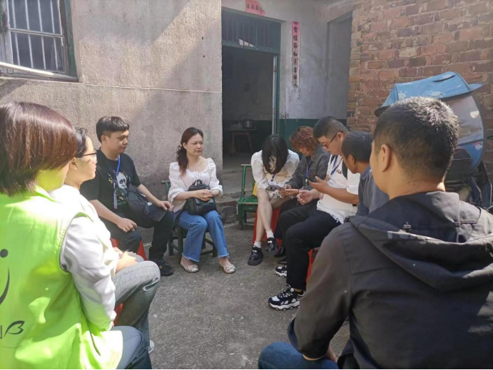 省残联第三方督导评估人员来楠竹山镇开展督导评估