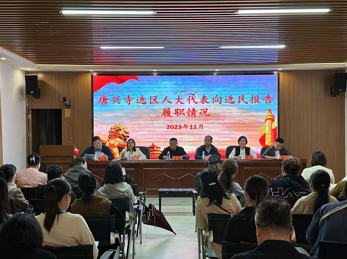 雨湖区：代表述职交“答卷”，选民“打分”促履职
