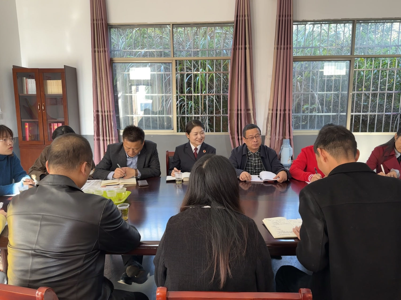 区人民检察院、区文联一行到司马学校开展走访调研活动